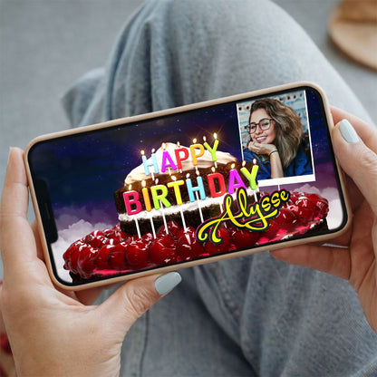 Cool Birthday cake Animation