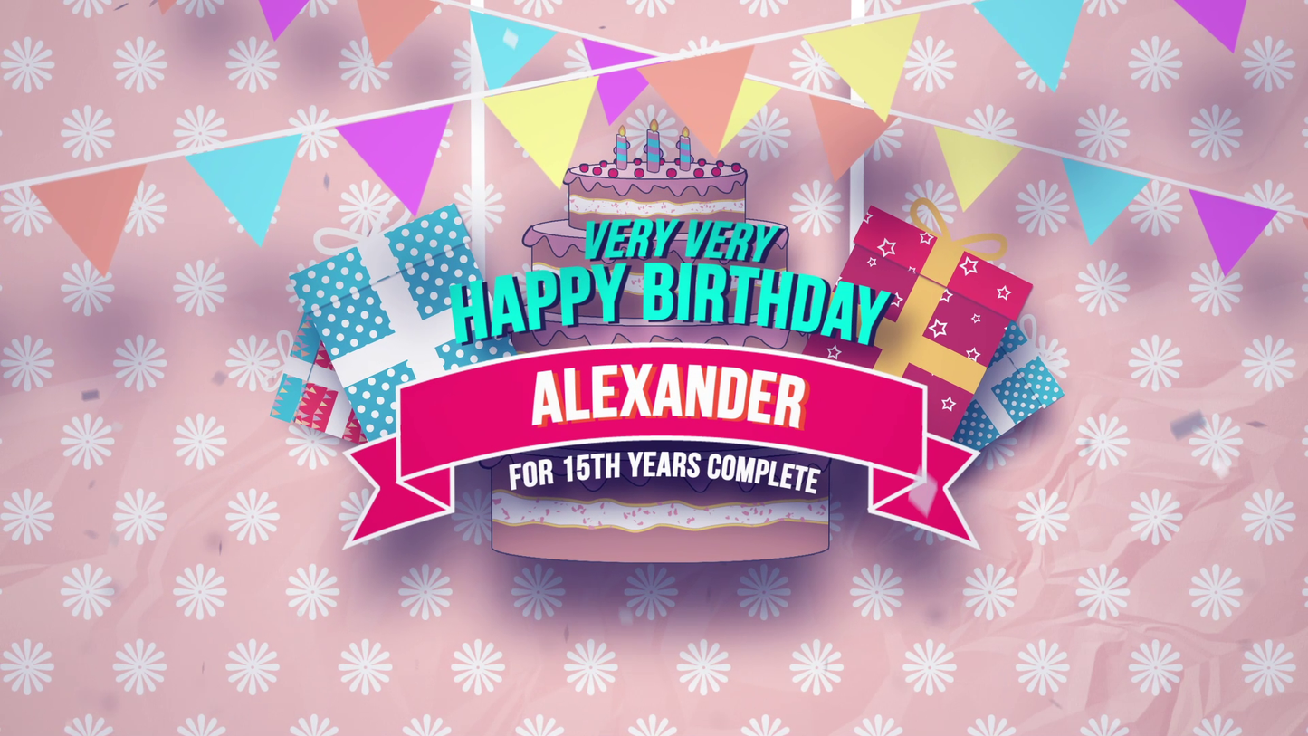 Colorful Birthday Video